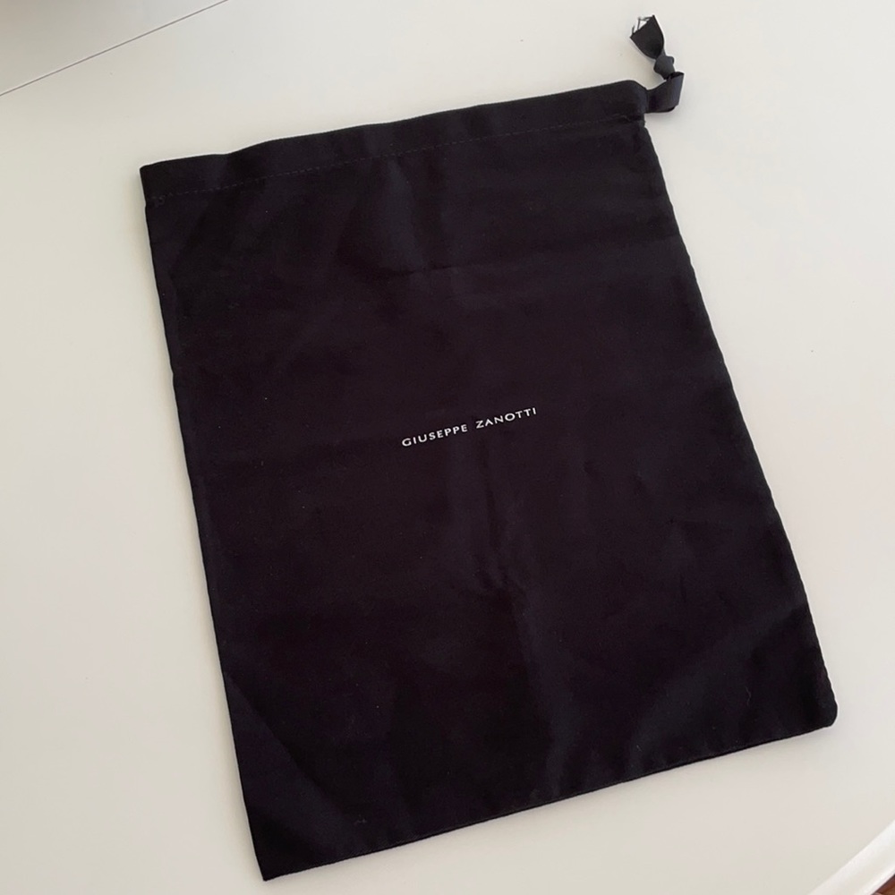 Giuseppe Zanotti black dust bag